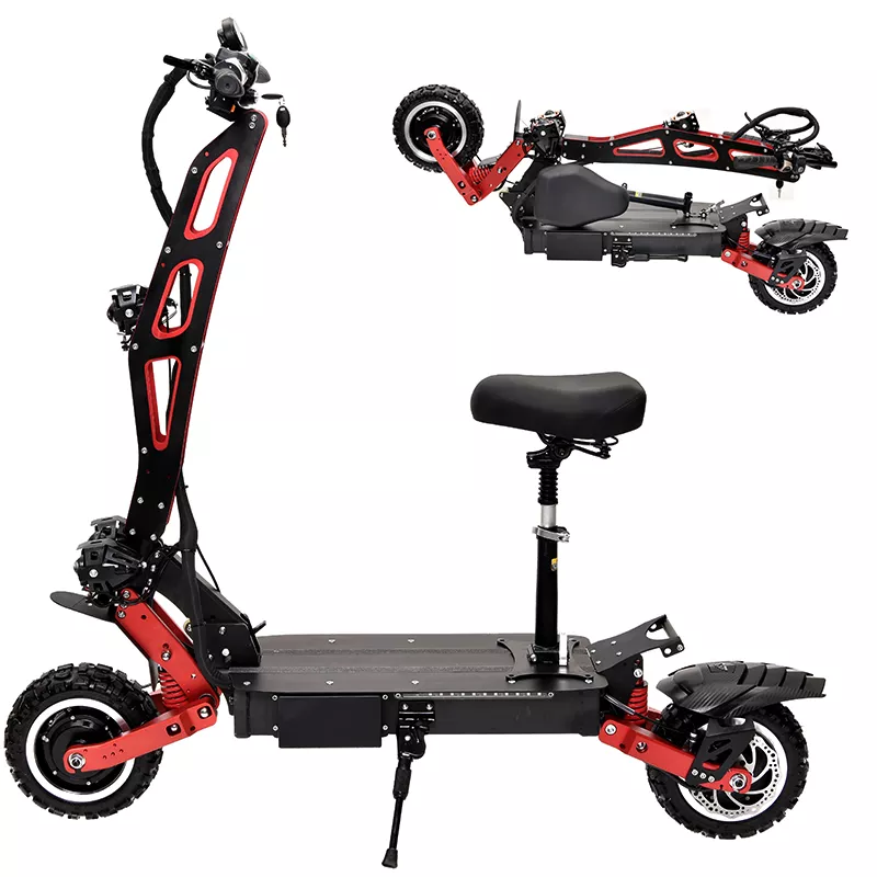 11inch off road 60V 27AH 6000w Double motor Electric scooter